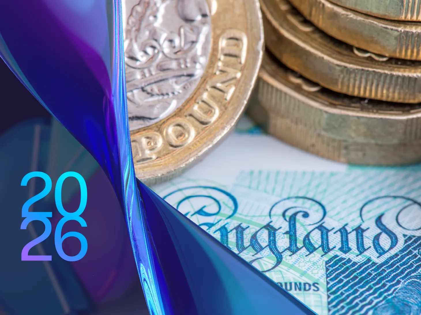 Pounds and notes with S&W's budget banner overlaid