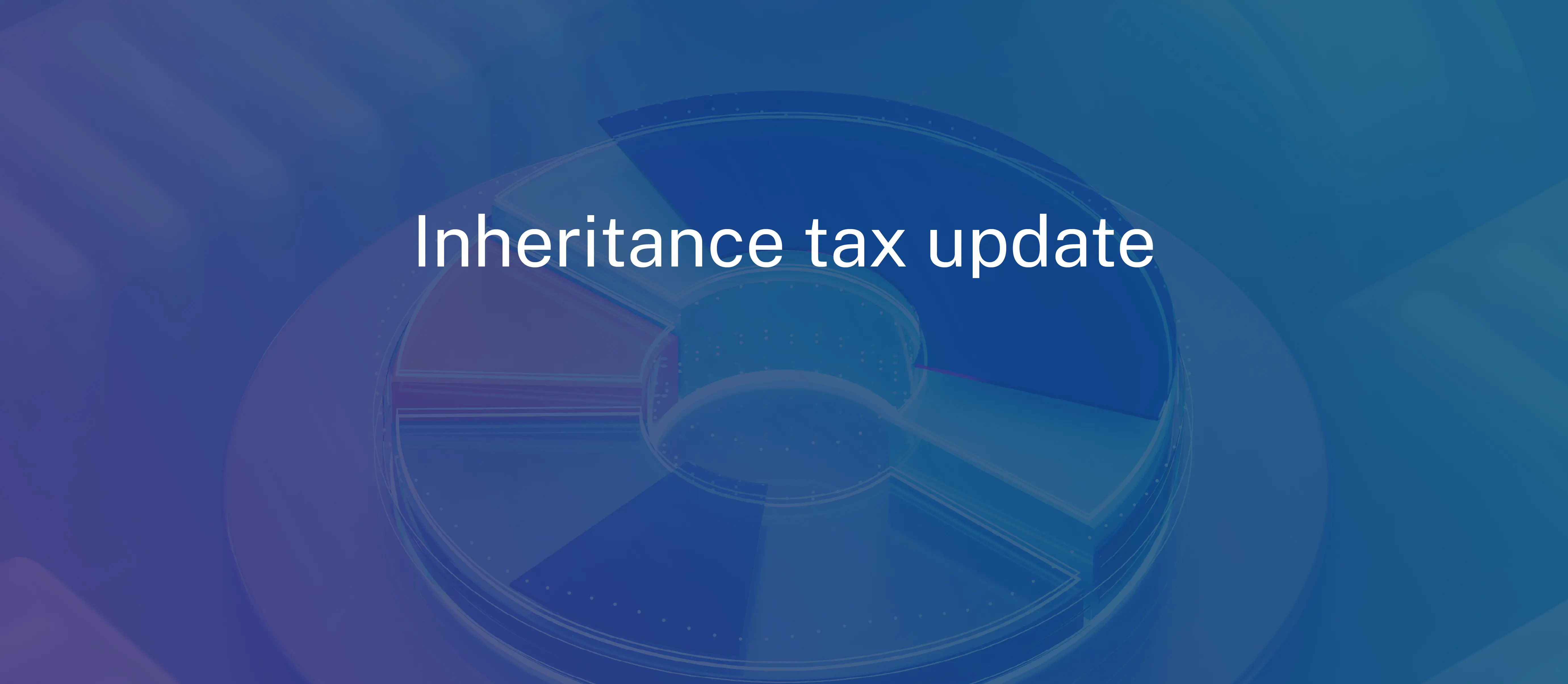 Pie chart inheritance tax banner pic